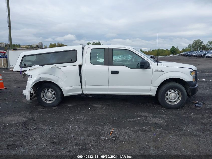 2017 Ford F-150 Xl VIN: 1FTFX1EF0HFC01043 Lot: 40432193