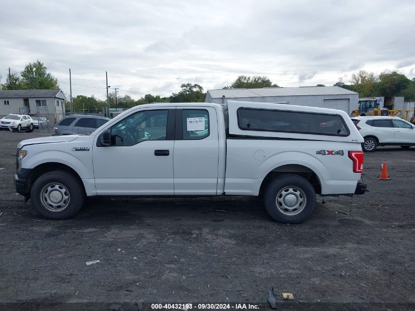 2017 Ford F-150 Xl VIN: 1FTFX1EF0HFC01043 Lot: 40432193