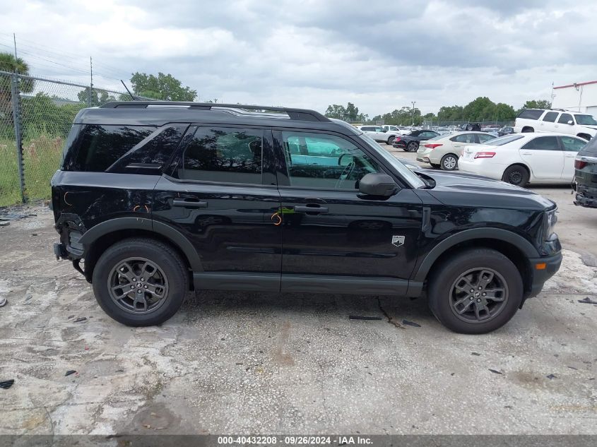 2022 Ford Bronco Sport Big Bend VIN: 3FMCR9B67NRD02459 Lot: 40432208