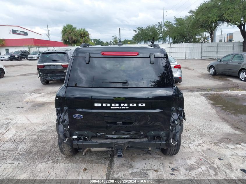 2022 Ford Bronco Sport Big Bend VIN: 3FMCR9B67NRD02459 Lot: 40432208