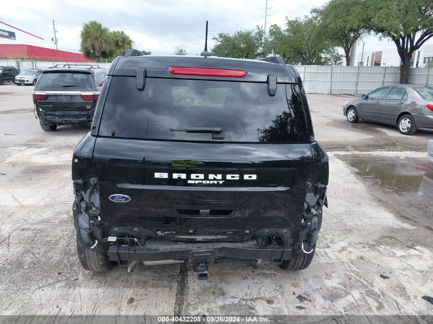 2022 Ford Bronco Sport Big Bend VIN: 3FMCR9B67NRD02459 Lot: 40432208