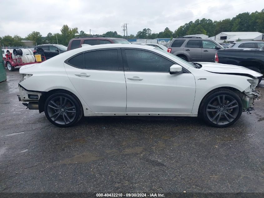 2019 Acura Tlx Tech A-Spec Pkgs VIN: 19UUB2F62KA001507 Lot: 40432210