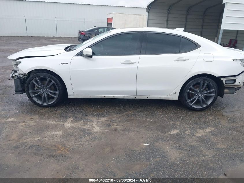 2019 Acura Tlx Tech A-Spec Pkgs VIN: 19UUB2F62KA001507 Lot: 40432210