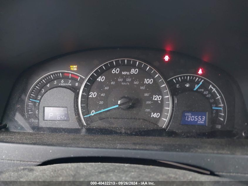 4T4BF1FK5CR165689 2012 Toyota Camry Le