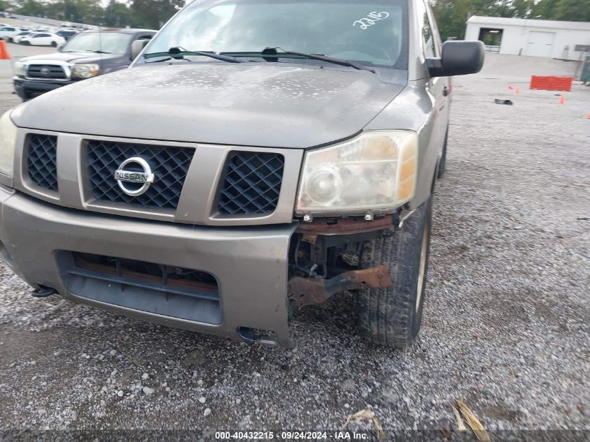 2006 Nissan Titan Xe VIN: 1N6BA06A46N528350 Lot: 40432215