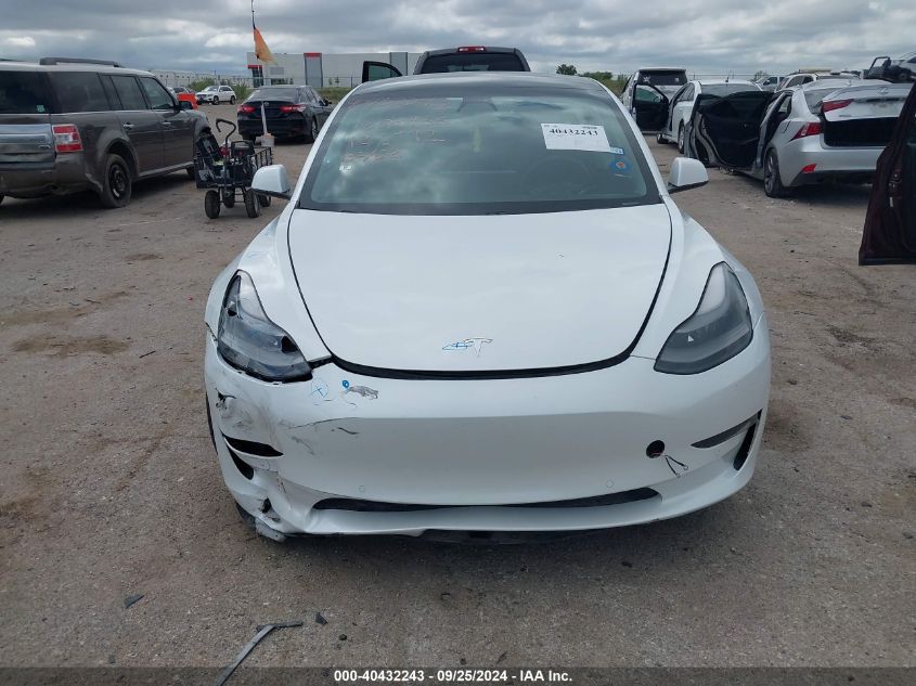 2021 Tesla Model 3 Standard Range Plus Rear-Wheel Drive VIN: 5YJ3E1EA6MF921992 Lot: 40432243