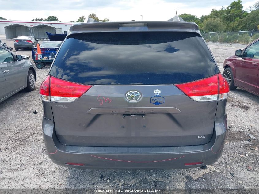 5TDYK3DCXES518656 2014 Toyota Sienna Xle V6 8 Passenger