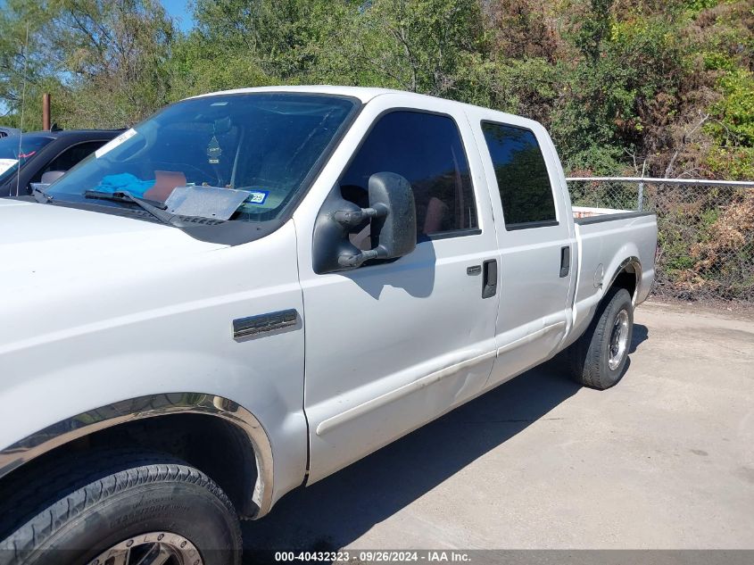 2005 Ford F-250 Lariat/Xl/Xlt VIN: 1FTSW20525EB21704 Lot: 40432323