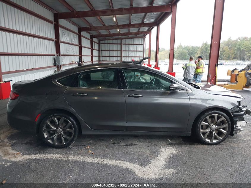 2015 Chrysler 200 C VIN: 1C3CCCCG5FN520080 Lot: 40432325