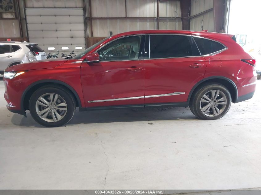 2022 Acura Mdx Standard VIN: 5J8YE1H34NL008019 Lot: 40432326