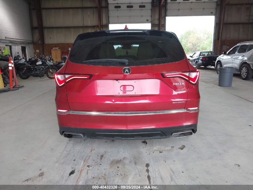 5J8YE1H34NL008019 2022 Acura Mdx Standard