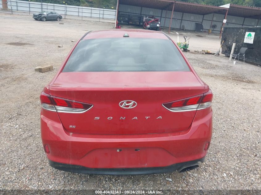 2018 Hyundai Sonata Se VIN: 5NPE24AF7JH623467 Lot: 40432343