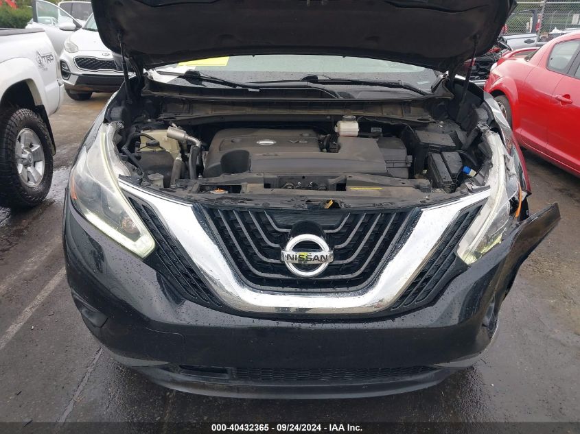 2018 Nissan Murano Sv VIN: 5N1AZ2MG4JN120249 Lot: 40432365