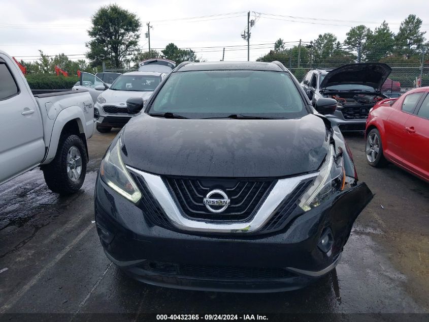 2018 Nissan Murano Sv VIN: 5N1AZ2MG4JN120249 Lot: 40432365