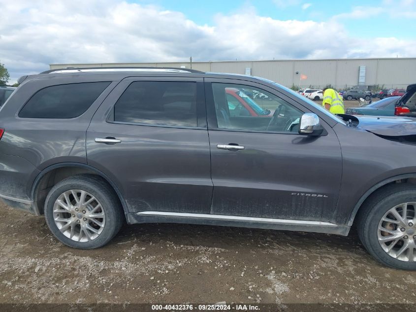 2015 Dodge Durango Citadel VIN: 1C4RDJEG8FC245076 Lot: 40432376