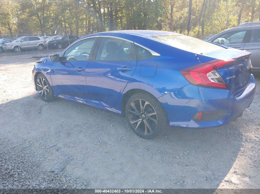 2HGFC2F83KH594092 2019 Honda Civic Sport