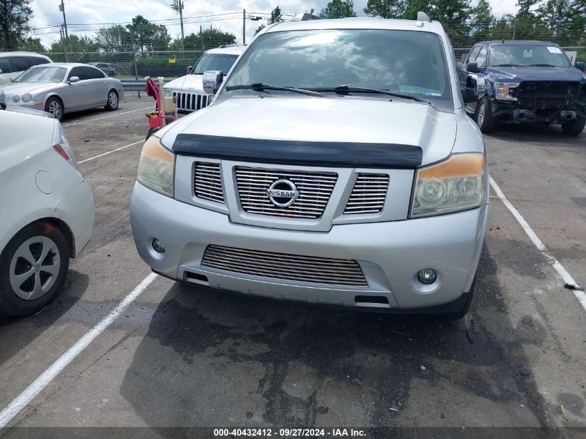 2012 Nissan Armada Sv VIN: 5N1AA0ND1CN613695 Lot: 40432412