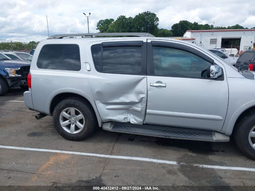 2012 Nissan Armada Sv VIN: 5N1AA0ND1CN613695 Lot: 40432412