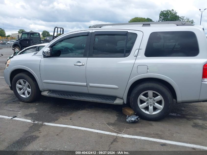 2012 Nissan Armada Sv VIN: 5N1AA0ND1CN613695 Lot: 40432412