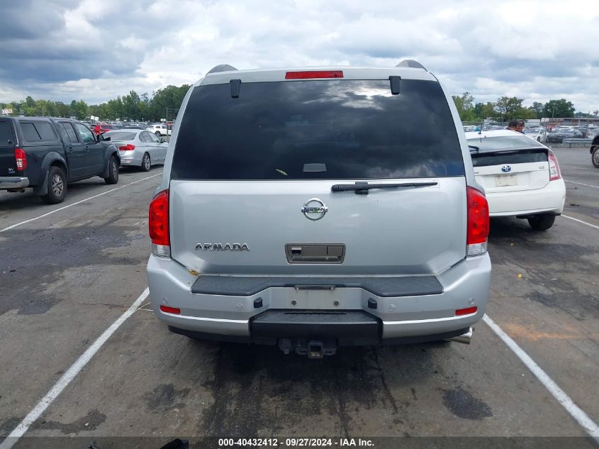 2012 Nissan Armada Sv VIN: 5N1AA0ND1CN613695 Lot: 40432412