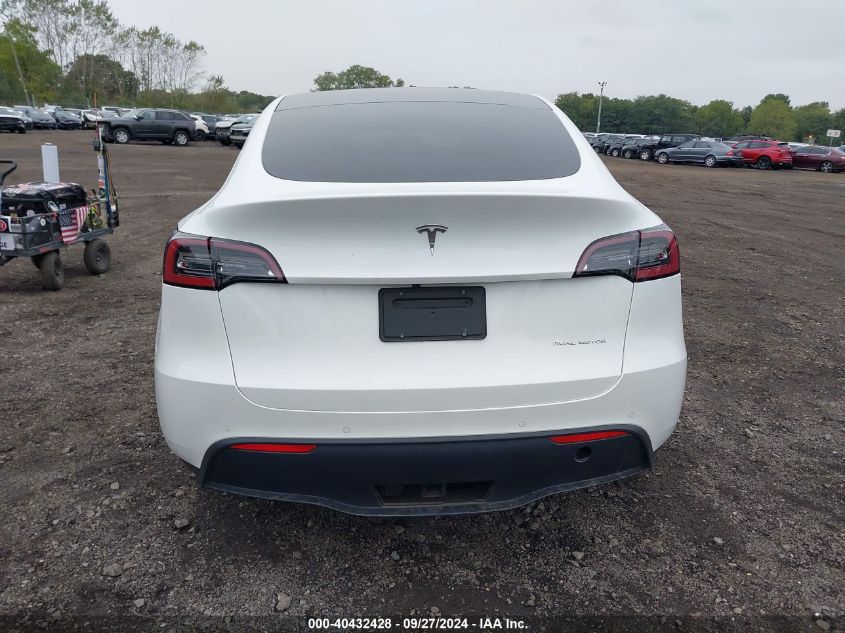 2020 Tesla Model Y Long Range Dual Motor All-Wheel Drive VIN: 5YJYGDEE1LF006132 Lot: 40432428