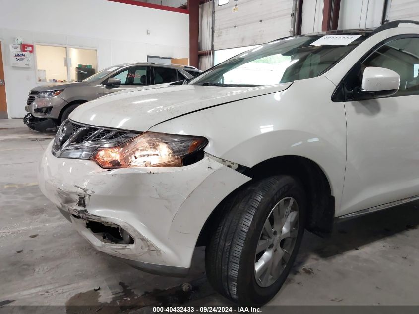 JN8AZ1MWXDW320285 2013 Nissan Murano Sl