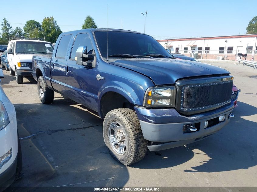 2005 Ford F-250 Lariat/Xl/Xlt VIN: 1FTSW21P75EC63126 Lot: 40432467