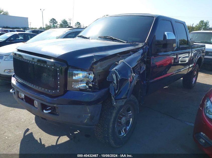 2005 Ford F-250 Lariat/Xl/Xlt VIN: 1FTSW21P75EC63126 Lot: 40432467