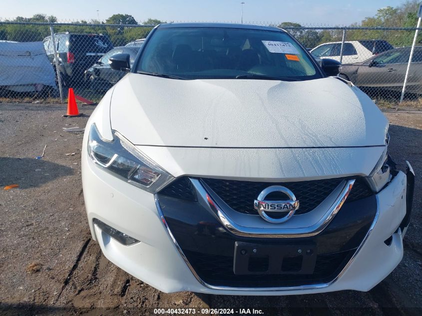 2017 Nissan Maxima 3.5S/Sv/Sl/Sr/Plat VIN: 1N4AA6AP4HC386762 Lot: 40432473