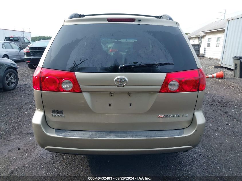 2006 Toyota Sienna Ce/Le VIN: 5TDZA23C96S396635 Lot: 40432483