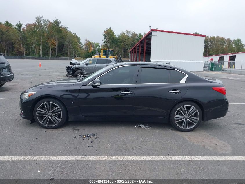 2014 Infiniti Q50 Premium VIN: JN1BV7AR9EM698353 Lot: 40432488