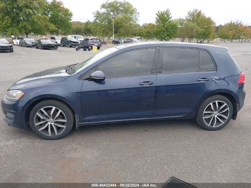 3VW217AU6FM028890 2015 Volkswagen Golf Tsi Se 4-Door