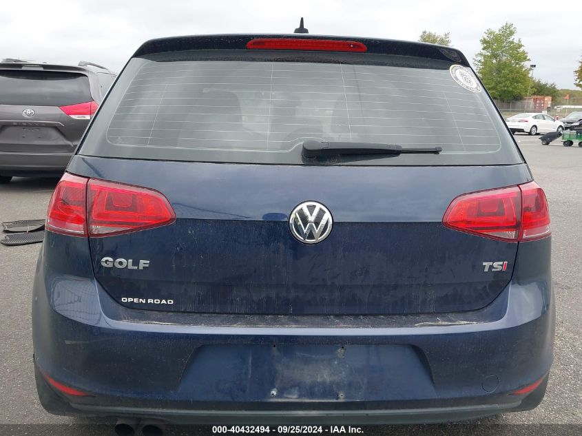 3VW217AU6FM028890 2015 Volkswagen Golf Tsi Se 4-Door