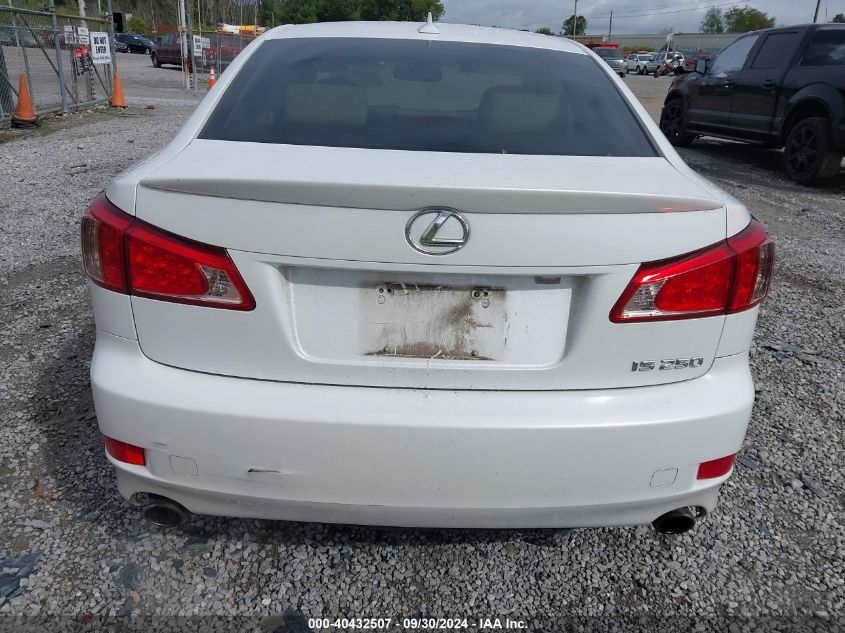 JTHBF5C25C5163704 2012 Lexus Is 250 250