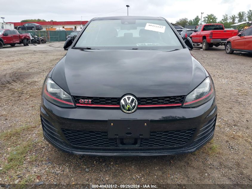 2016 Volkswagen Golf Gti Autobahn W/Performance Package 4-Door VIN: 3VW547AU5GM022469 Lot: 40432512