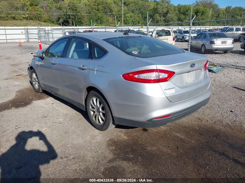 VIN 3FA6P0G7XFR124882 2015 Ford Fusion, S no.3