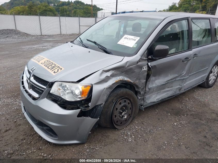 2015 Dodge Grand Caravan Se VIN: 2C4RDGBG2FR508001 Lot: 40432558