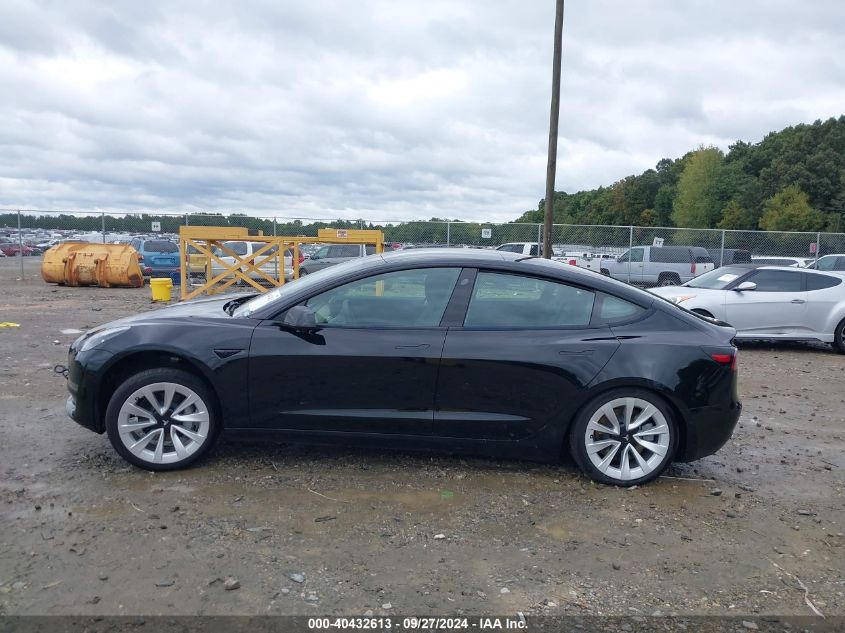 2021 Tesla Model 3 Long Range Dual Motor All-Wheel Drive VIN: 5YJ3E1EB6MF916395 Lot: 40432613