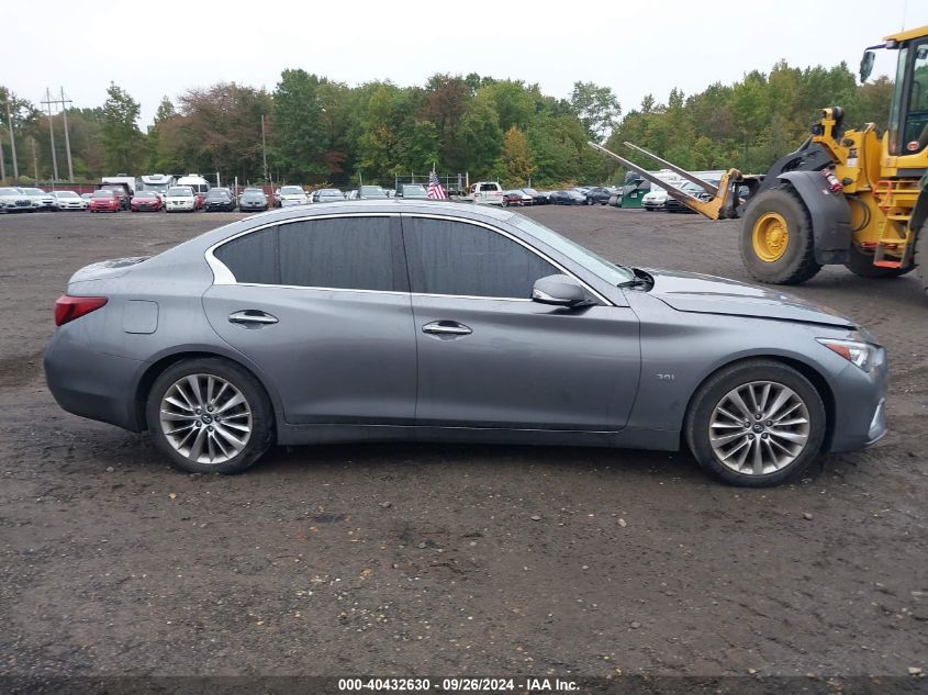 2019 Infiniti Q50 3.0T Luxe VIN: JN1EV7AR7KM558441 Lot: 40432630