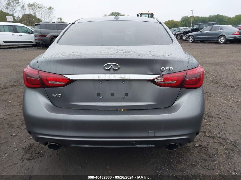 2019 Infiniti Q50 3.0T Luxe VIN: JN1EV7AR7KM558441 Lot: 40432630