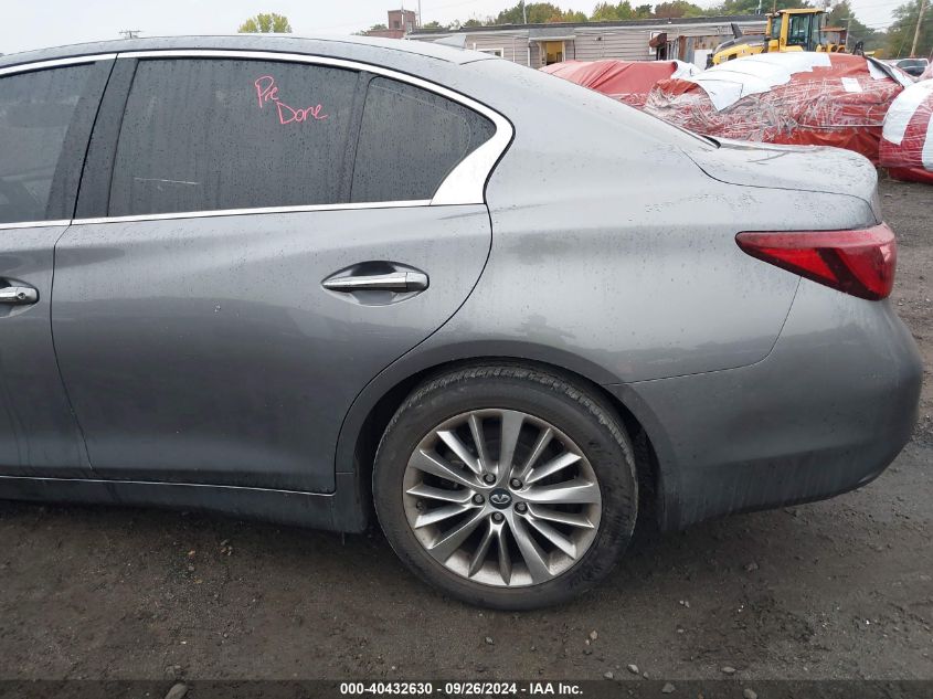 2019 Infiniti Q50 3.0T Luxe VIN: JN1EV7AR7KM558441 Lot: 40432630