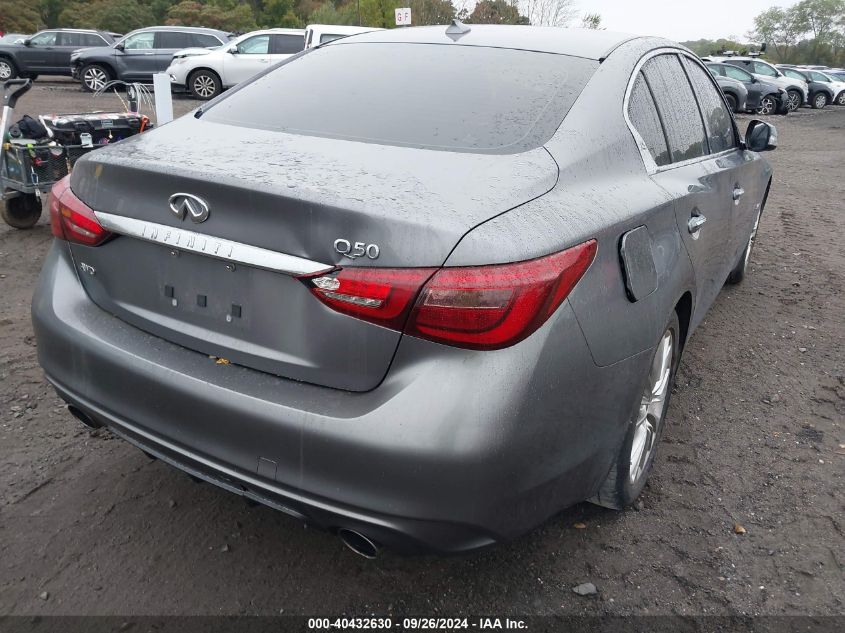 2019 Infiniti Q50 3.0T Luxe VIN: JN1EV7AR7KM558441 Lot: 40432630