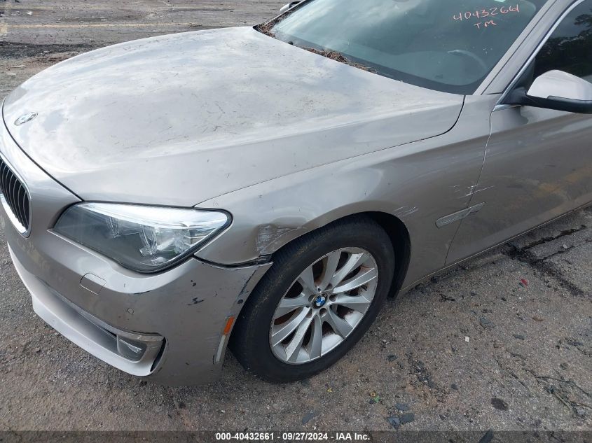 2013 BMW 740I VIN: WBAYA6C59DC995048 Lot: 40432661