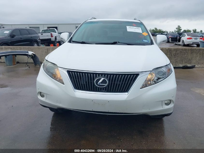 2012 Lexus Rx 350 VIN: 2T2BK1BA2CC139860 Lot: 40432694