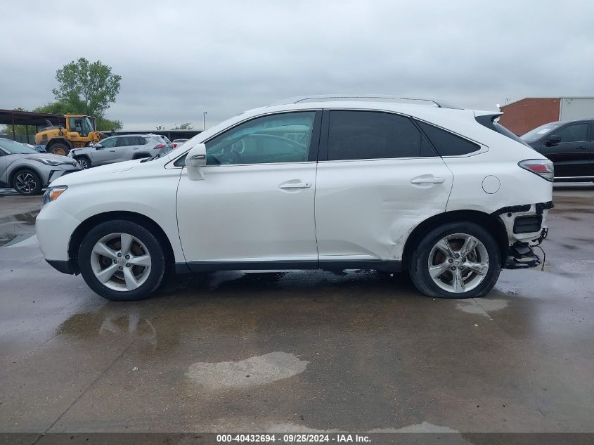 2012 Lexus Rx 350 VIN: 2T2BK1BA2CC139860 Lot: 40432694