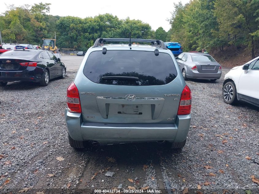 2006 Hyundai Tucson Gls/Limited VIN: KM8JN72D76U259743 Lot: 40432734