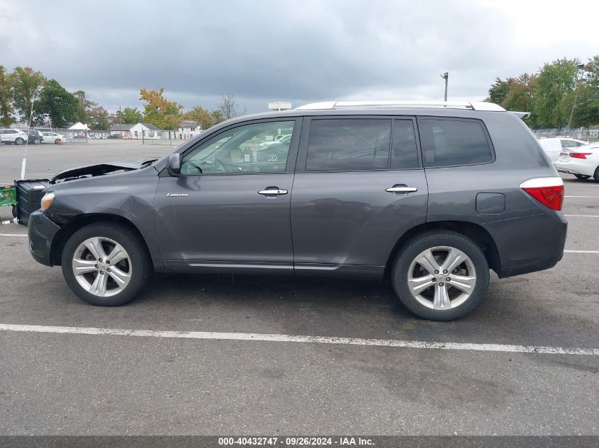 2008 Toyota Highlander Limited VIN: JTEES42A182080675 Lot: 40432747