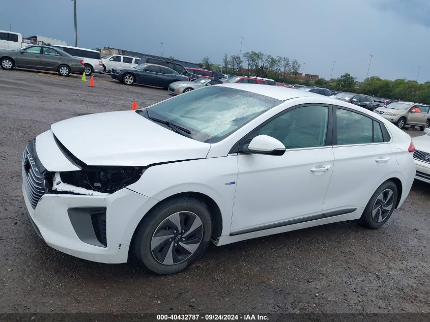 2018 Hyundai Ioniq Hybrid Sel VIN: KMHC75LC3JU077513 Lot: 40432787