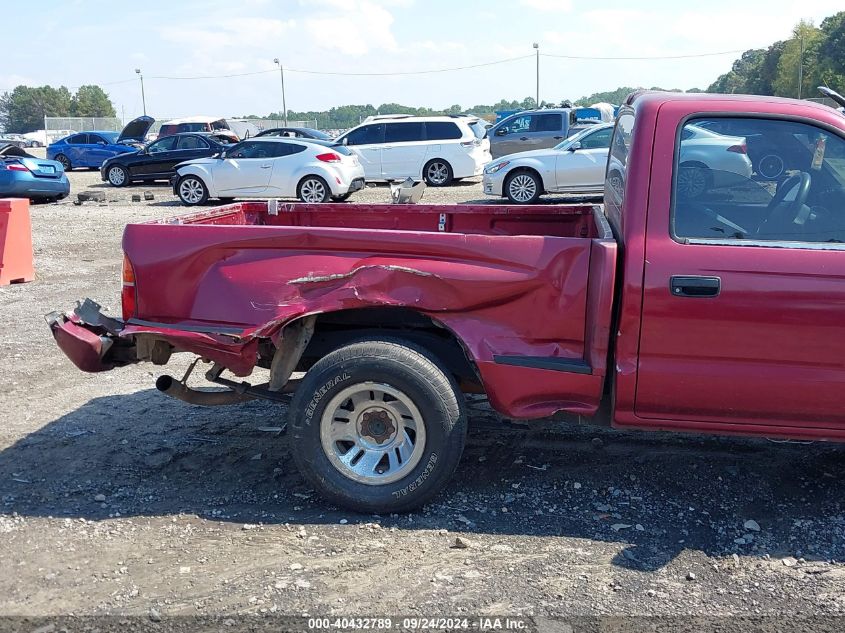 2000 Toyota Tacoma VIN: 5TENL42N5YZ691230 Lot: 40432789