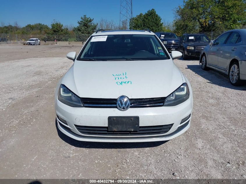 3VWCA7AU7FM515035 2015 Volkswagen Golf Sportwagen Tdi Se 4-Door